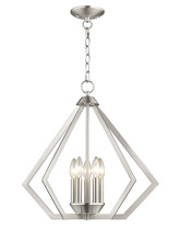  40925-91 - 5 Light Brushed Nickel Chandelier