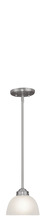  4210-91 - 1 Light Brushed Nickel Mini Pendant