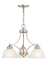  4223-91 - 3 Light Brushed Nickel Chandelier