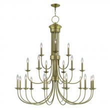  42688-01 - 21 Lt AB Foyer Chandelier