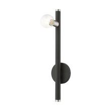  45861-04 - 1 Lt Black Wall Sconce