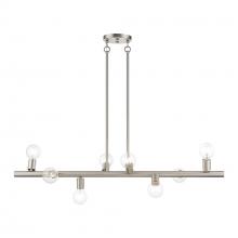  45868-91 - 8 Light Brushed Nickel Large Chandelier