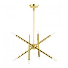  46774-02 - 8 Lt Polished Brass Chandelier