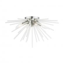  48820-91 - 4 Light Brushed Nickel Flush Mount