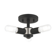  51137-04 - 3 Lt Black Ceiling Mount