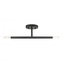  51179-04 - 2 Light Black Semi-Flush