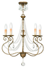  51905-36 - 5 Light European Bronze Chandelier