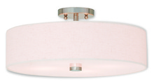  52136-91 - 4 Light Brushed Nickel Ceiling Mount