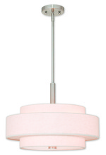  52137-91 - 4 Light Brushed Nickel Pendant