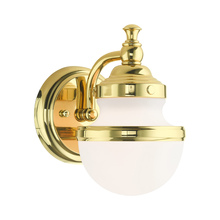  5711-02 - 1 Lt Polished Brass Wall Sconce