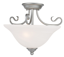  6121-91 - 2 Light Brushed Nickel Ceiling Mount