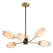  KCH0114-6NB - Glacier 6 - Light Chandelier