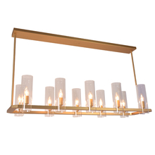  KCH0133-10LBR - Colonna 10 - Light Chandelier