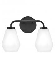  85502BK - Small Two Light Vanity