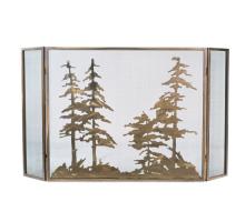  107632 - 60"W X 34"H Tall Pines Fireplace Screen