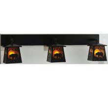  110745 - 48"W Bear at Dawn 3 LT Wall Sconce