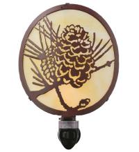  111477 - 5.5"W X 8"H Winter Pine Night Light