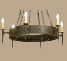 Meyda Green 112812 - 47" Wide Warwick 6 Light Chandelier