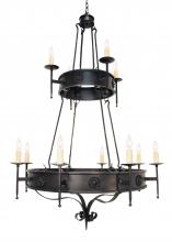 Meyda Green 115508 - 48" Wide Lorenzo 12 Light Chandelier