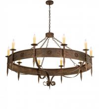 Meyda Green 115623 - 66" Wide Calandra 10 Light Chandelier