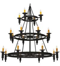  116151 - 60"W Carella 20 LT Three Tier Chandelier