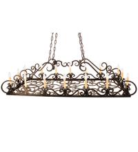  116990 - 66" Long Carlotta Oblong Pendant