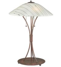  117160 - 27" High Metro Fusion Branches Glass Table Lamp