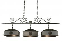  120181 - 60" Long Stefano 3 Light Island Pendant