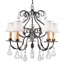  120420 - 24" Wide Chantilly 5 Light Chandelier