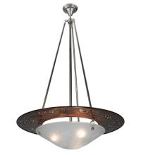  120906 - 31"W Metro Fusion Super Nova Inverted Pendant