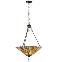  121146 - 20.25"W Delta Jadestone Inverted Pendant