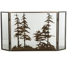  126060 - 56"W X 30"H Tall Pines Fireplace Screen