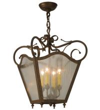  129203 - 16" Square Terena 4 Light Pendant