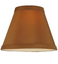  130390 - 6"W X 4.75"H Faille Taupe Shade