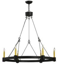  131085 - 35.75"W Kenosha 6 LT Chandelier