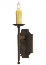 Meyda Green 151197 - 5"W Toscano Wall Sconce