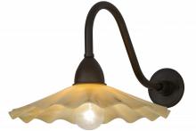  156152 - 16"W Metro Galatia Scalloped Beige Wall Sconce