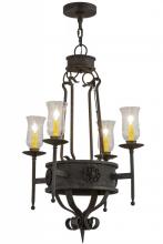 Meyda Green 156470 - 24" Wide Lorenzo 4 Light Chandelier