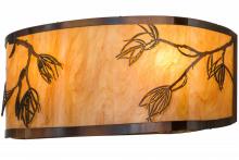  157197 - 20" Wide Stoneycreek Mountain Pine Wall Sconce