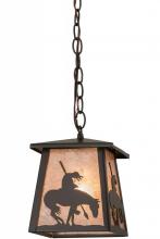  160878 - 7" Square Trails End Pendant