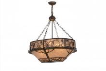  167958 - 30" Long Whispering Pines Oblong Inverted Pendant