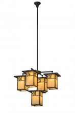  169150 - 32"W Hyde Park Sprig 5 LT Chandelier