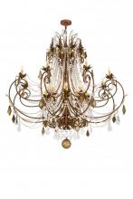  169772 - 64" Wide Minuet 16 Light Chandelier