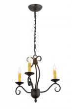  169826 - 18"W Sienna 3 LT Chandelier