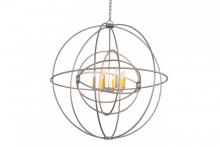  170407 - 43" Wide Atom Enerjisi 8 Light Chandelier