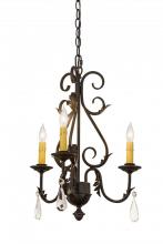  173174 - 18" Wide French Elegance 3 Light Chandelier