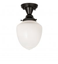  176840 - 8" Wide Revival Schoolhouse Semi-Flushmount