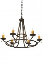  179905 - 36"W Octavia 6 LT Chandelier