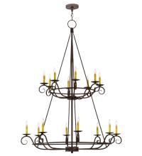  180961 - 45"W Estrella 16 LT Two Tier Chandelier