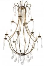  182547 - 54"W Kaitlynn 12 LT Two Tier Chandelier